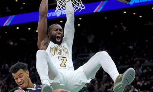 Jaylen Brown makes admission about officiating after Celtics’ loss to Nuggets