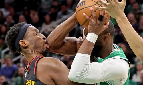 Jaylen Brown: Hit that knocked out Hawks center’s teeth ‘wasn’t intentional’