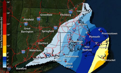 Nor’easter forecast for Massachusetts: Cape and Islands to see heavy snow, face strong wind gusts