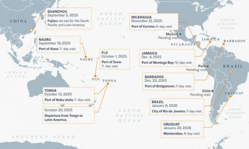 Chinese ‘Hospital Ship’ Touring Latin America Suspected to Have Military Objectives
