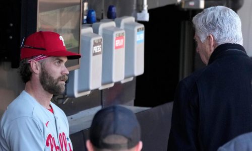 ¿Aún de élite? Harper a disgusto con su evaluación de 2025 de parte de Dombrowski
