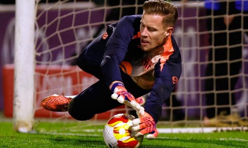 El portero Ter Stegen se lesiona el muslo en su segundo partido con Girona