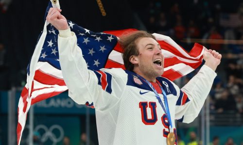 Bruins star Charlie McAvoy delivers unsung heroics in gold medal win