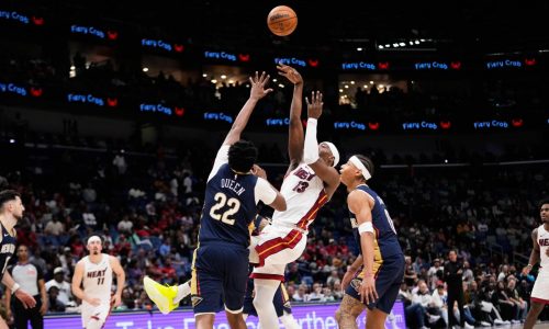 Heat con bajas vence 123-111 a Pelicans en su último encuentro antes del Juego de Estrellas