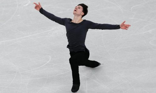 US skater Maxim Naumov honors his late parents by completing an Olympic dream he shared with them