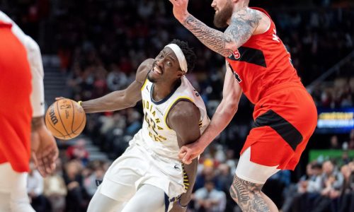 Barnes logra 25 puntos y 14 rebotes en victoria de Raptors 122-104 sobre Pacers