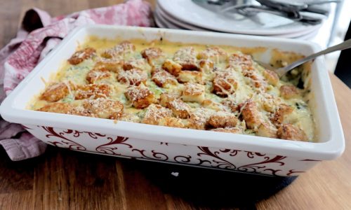 Make cheesy broccoli chicken bake like you remember