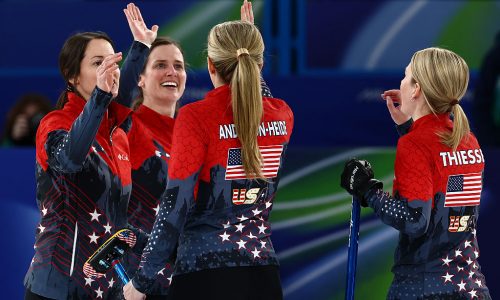 Team Peterson makes history with first women’s Olympic curling win over Canada