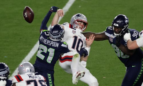 Patriots: Maye pierde el balón tres veces ante la defensa de Seahawks en un aciago Super Bowl