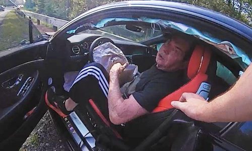 Police video shows Vince McMahon’s 100 mph car crash in Connecticut