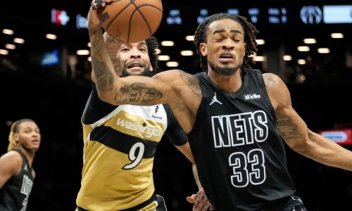 Los Nets anotan 80 puntos en la primera mitad y vencen 127-113 a unos Wizards con bajas