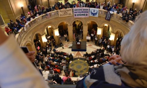Minnesota Capitol rally calls for state aid following immigration crackdown