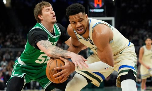 Down two starters, Celtics destroy Bucks in career night for rookie