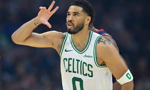 Jayson Tatum starts strong, Jaylen Brown carries load as Celtics beat Cavs