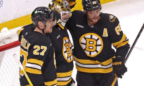 Bruins outlast Capitals to extend home winning streak