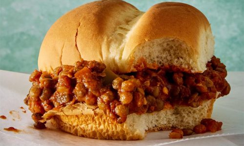 This smoky lentil sloppy joes packs in the plant-based protein and demands napkins
