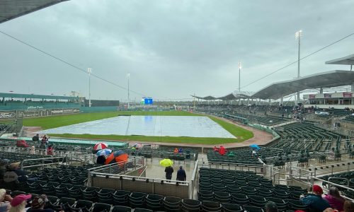 Hulking Red Sox prospect drives in run during rain-shortened win