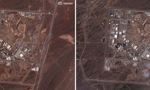 Imágenes satelitales muestran daños en la instalación nuclear iraní de Natanz