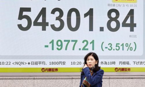 Markets in Europe gain while Asian shares swoon as the war with Iran widens and oil surges higher