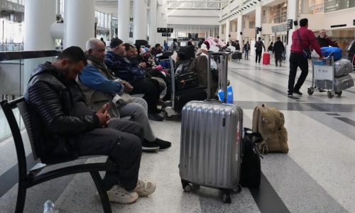 Stranded travelers scramble to make new connections as war shuts much of Middle East to air travel