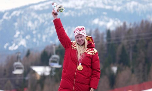 Russian anthem rings out at Paralympics for first time in 12 years after Voronchikhina takes gold