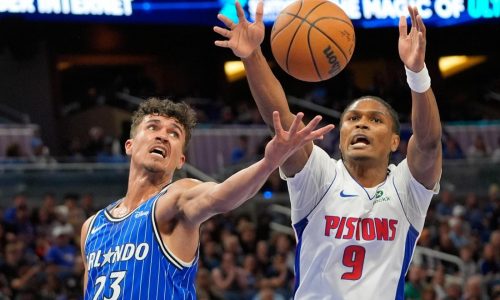 Pistons llegan a seis victorias seguidas como visitantes al derrotar 106-92 al Magic
