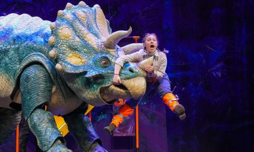 Theater review: ‘Dinosaur World Live’ at CTC is puppetry writ large