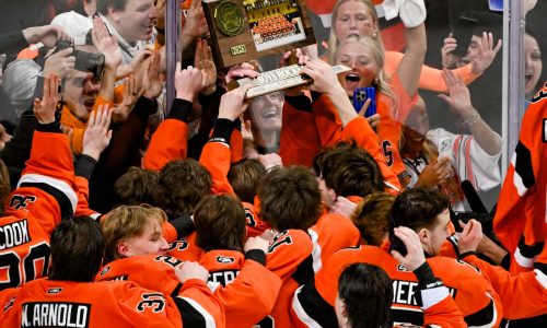 Boys hockey Class AA championship: Spuds rally to stun Skippers in 2OT