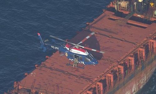 Suecia investiga un carguero que habría transportado grano robado con tripulación rusa