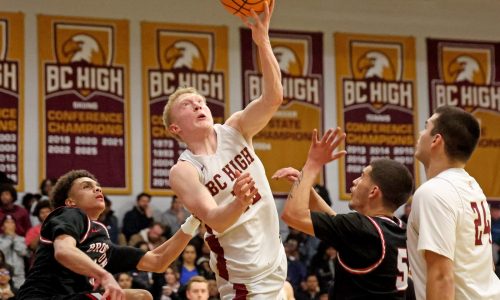 BC High soars into quarterfinals with statement win over Brockton