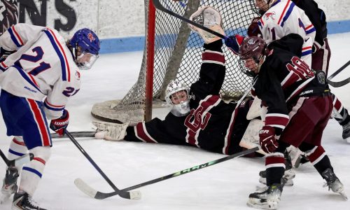 High school roundup/scores: Leah Carlson comes up clutch again for Medfield