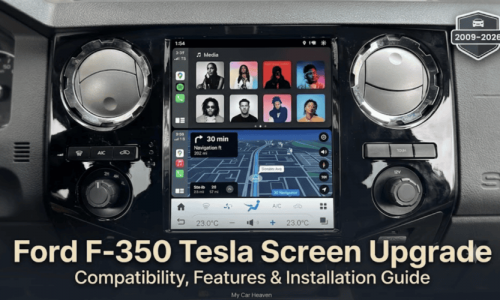 Is a Ford F-350 Tesla Screen the Best Infotainment Upgrade?
