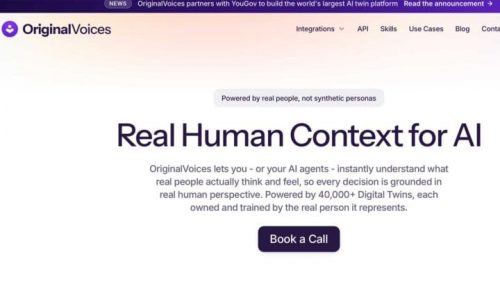 OriginalVoices raises £1m pre-seed round led by Iona Star