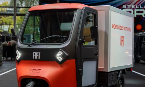Fiat TRIS Is an Electric Three-Wheeler Built to Carry 540 KG – and It Doesn’t Even Need a Charging Station