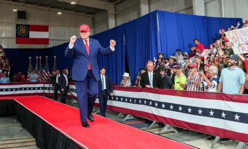 Trump Seeks to Boost Georgia Voters at Rally With Early Voting Underway